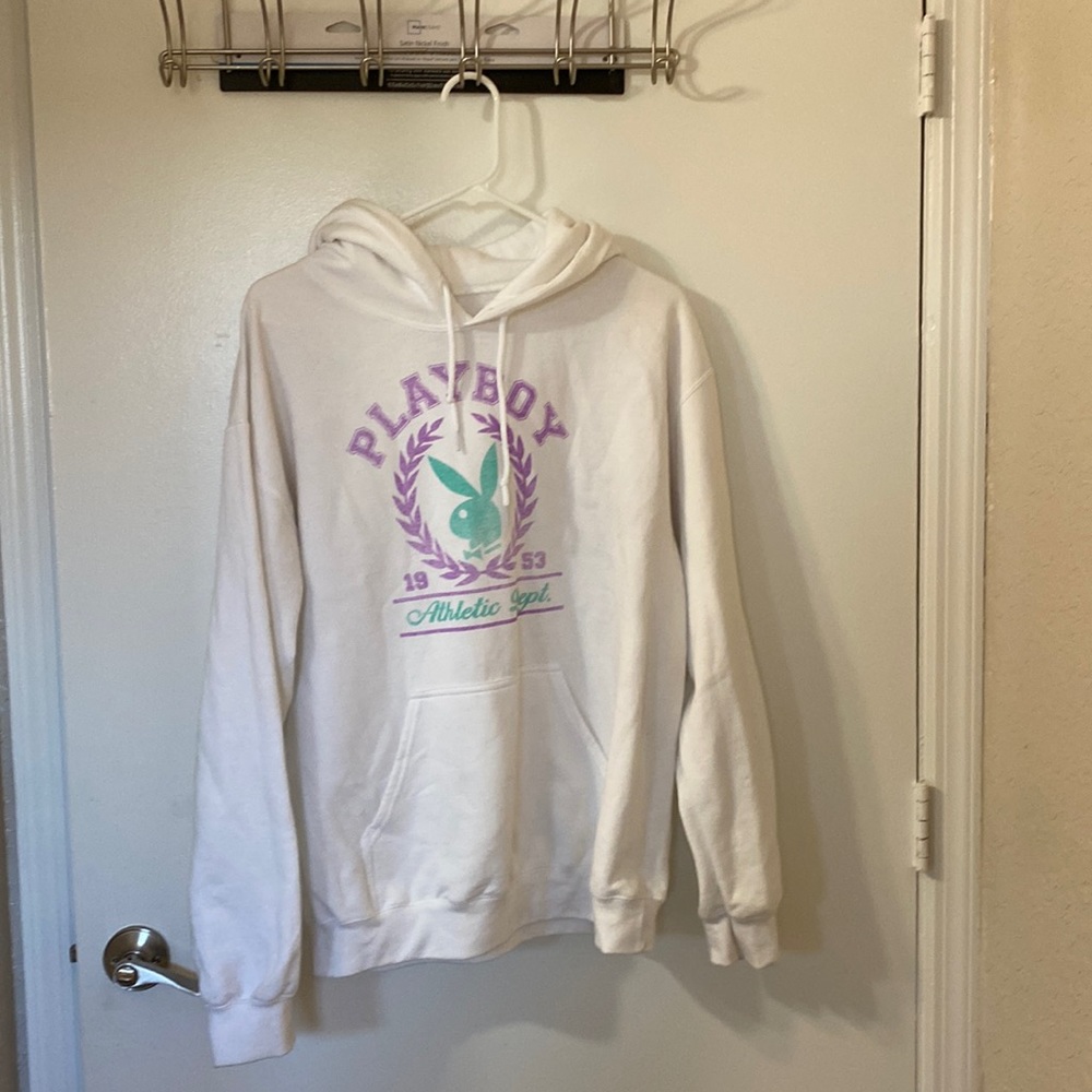 Playboy white hoodie